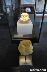Small statues discovered in the Hagar Qim Temples Small statues discovered in the Hagar Qim Temples