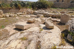 limestone room of tarxien temples