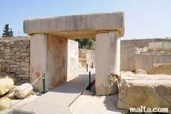 main entrance tarxien temples