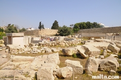 view of tarxien temples view of tarxien temples