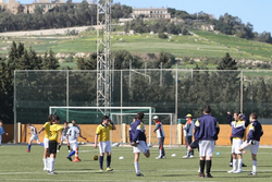 Training at Malta National Stadium Training at Malta National Stadium