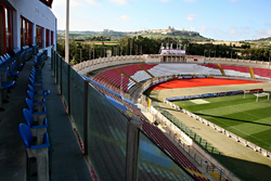 View of the national stadium ta qali