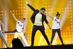 kurt calleja rehearsal eurovision 2012