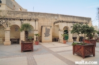 Small garden near the Attard's church