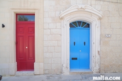 Maltese doors in Balzan