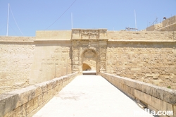 Bridge to the inside of Vittoriosa Birgu