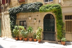 Nice house door in Vittoriosa Birgu