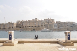 View of Senglea from the Vittoriosa Birgu Marina