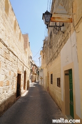 narrow Birkirkara's Street