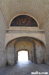Inside the Cospicua Door in Bormla