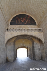 Inside the Cospicua Door in Bormla Inside the Cospicua Door in Bormla