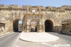 The Cospicua's door in Bormla The Cospicua's door in Bormla