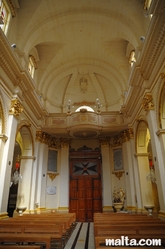 Body and main Door of St mary's Church in Dingli