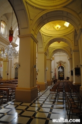 Entrance to Dingli's St Mary's Church