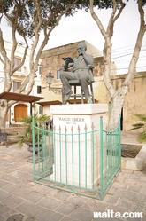 Statue of Francis Ebejer in Dingli