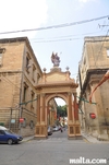 Feast Decorating arches in Floriana