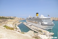 Ferry Harbour of the Valletta Sea Front in Floriana Ferry Harbour of the Valletta Sea Front in Floriana