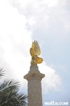 Malta Memorial's eagle Statue in Floriana Malta Memorial's eagle Statue in Floriana