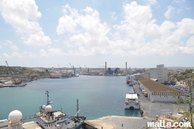 The Marsa Harbour from Floriana The Marsa Harbour from Floriana