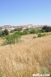 Countryside view of Fontana Gozo