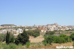 View of Rabat and Kercem from Fontana