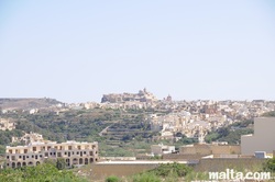 View of Rabat and the Cittadella from Fontana gozo