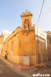 Christian Statue in the street of Gudja