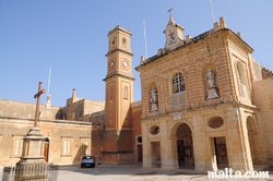 Church St Barbara and the Kapucini Monastery in Kalkara