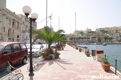 Kalkara's seaside promenade