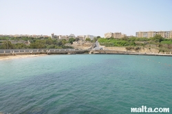 The rinella bay in Kalkara