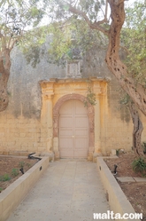 Entrance to a chapel in Lija Entrance to a chapel in Lija