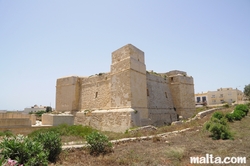 The St Thomas Wignacourt Tower in Marsascala