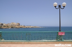 View of the Zonqor Tower from the Marsascala's promenade