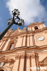 Front of the Mellieha Parish Church