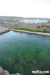 Water tank and Melieha Bay Water tank and Melieha Bay
