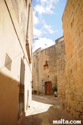Narrow street of Mgarr Narrow street of Mgarr