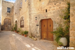 Small dead end street in Mgarr