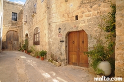 Small dead end street in Mgarr Small dead end street in Mgarr