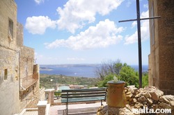 View from Nadur over the gozo channel and comino