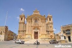 Front of the Assumption parish church of Qrendi