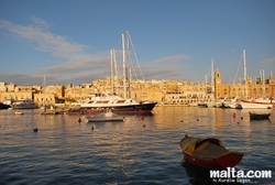 Boats in front of the casino