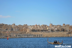 Luzzu trip Victoria to Valletta