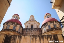 Back of the Sacred heart sliema's church