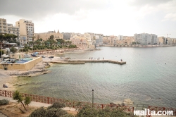 Balluta bay from the Promenade