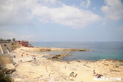 Fond Ghadir Beach and the sea