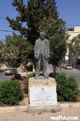 Mose Fenech's statue in St paul's bay