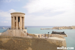 Siege Bell Memorial in Valletta