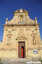 The St Francis Church in Victoria Gozo The St Francis Church in Victoria Gozo