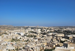 View over Gozo from Victoria Fortress