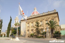 Side of the Religious art museum of Zabbar